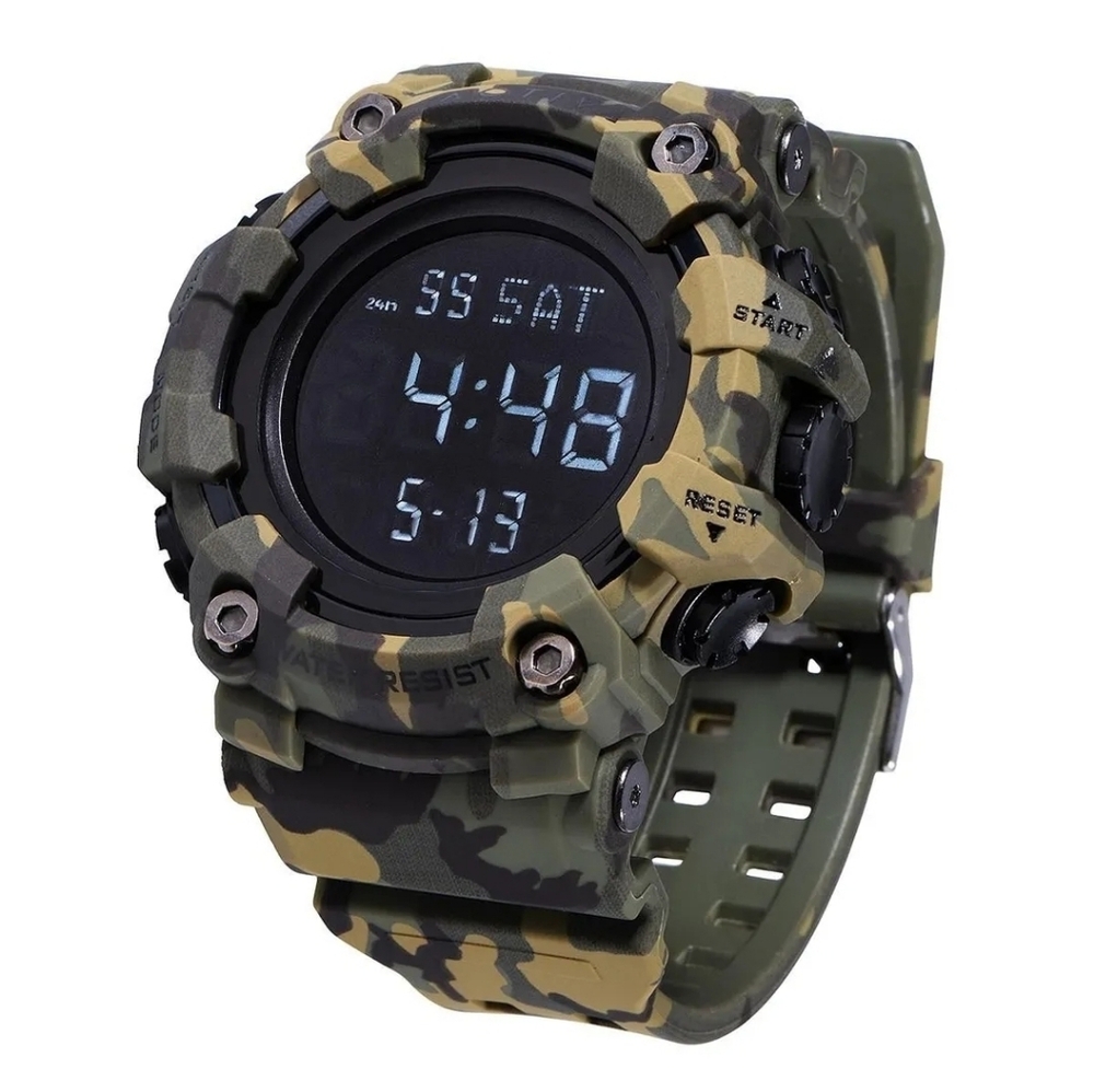 ACW1968-001 Activa X Camouflage Digital Sports Watch Green